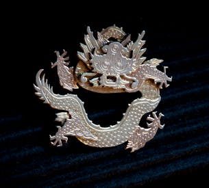Brosch; Chinese Dragon